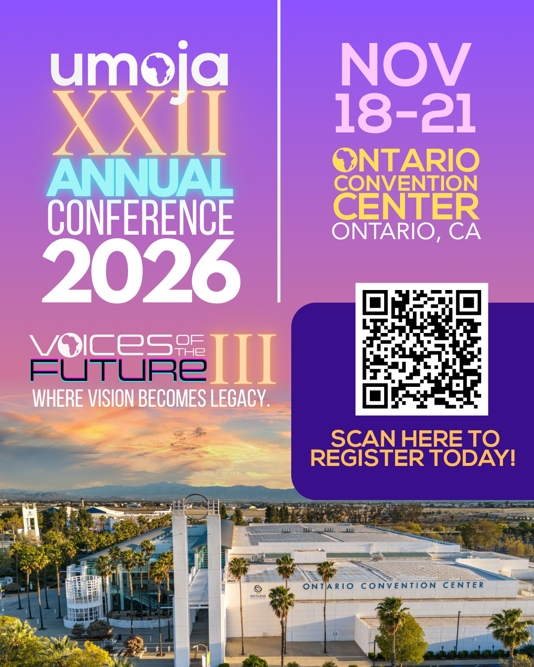Umoja XXII Annual Conference Registration Flyer